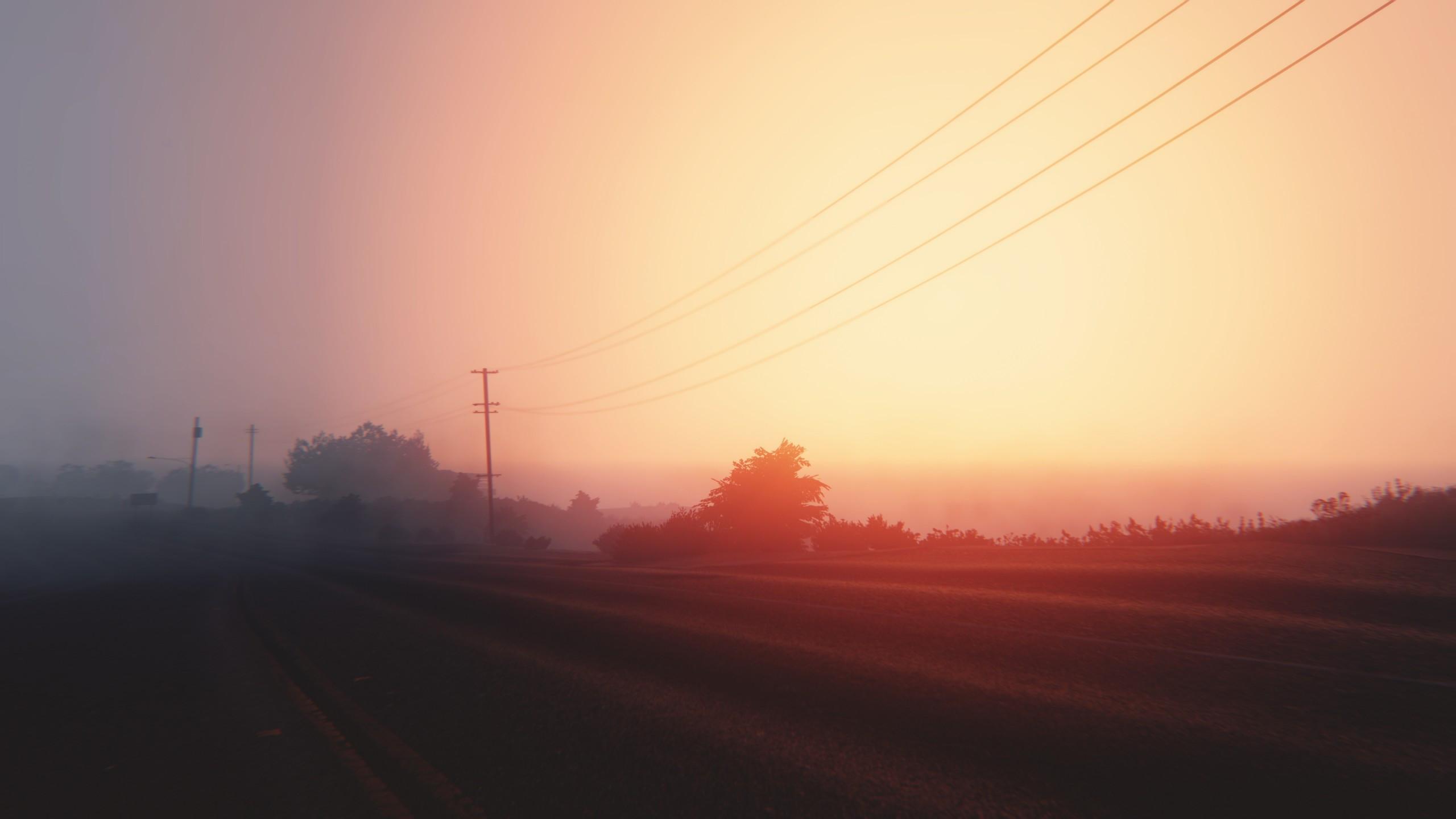 2560x1440 Download 2560x1440 Gta V, Sunset, In Game Screenshot, Grand Theft Auto V Wallpaper For IMac 27 Inch
