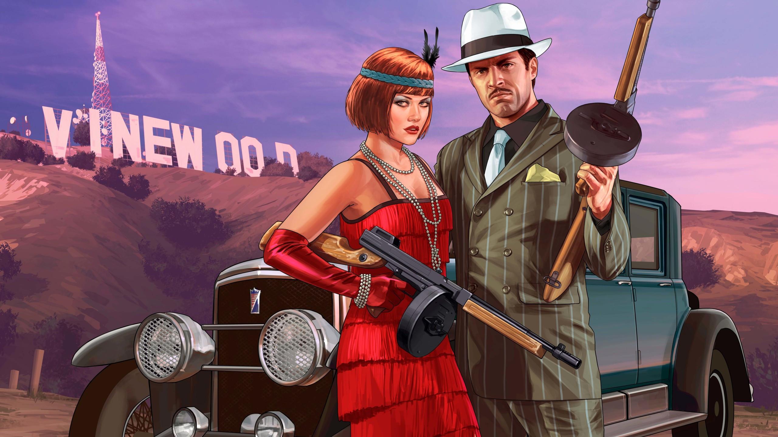 2560x1440 Download 2560x1440 Grand Theft Auto V, Artwork, Gta V Wallpaper for iMac 27 inch
