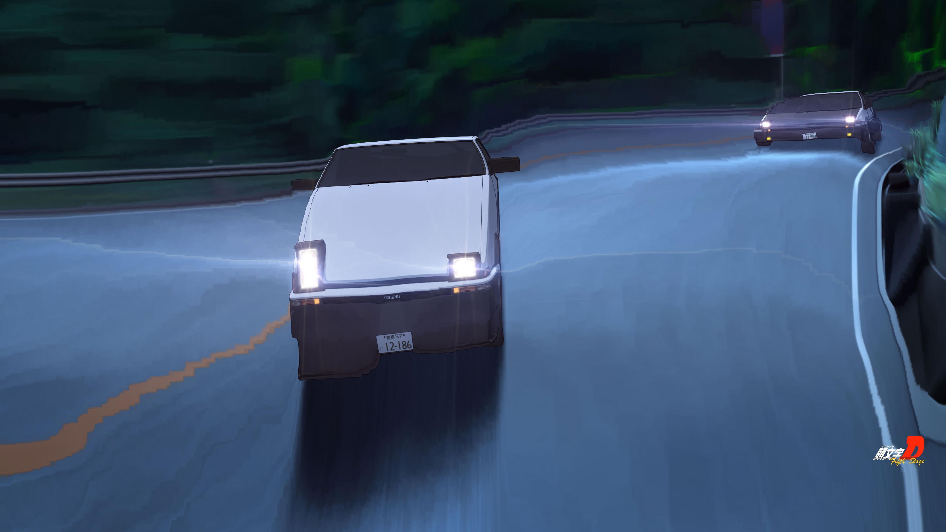 3840x2160 Initial D Background Phone