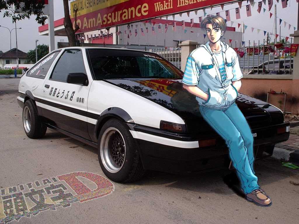 1024x768 Initial D Wallpaper