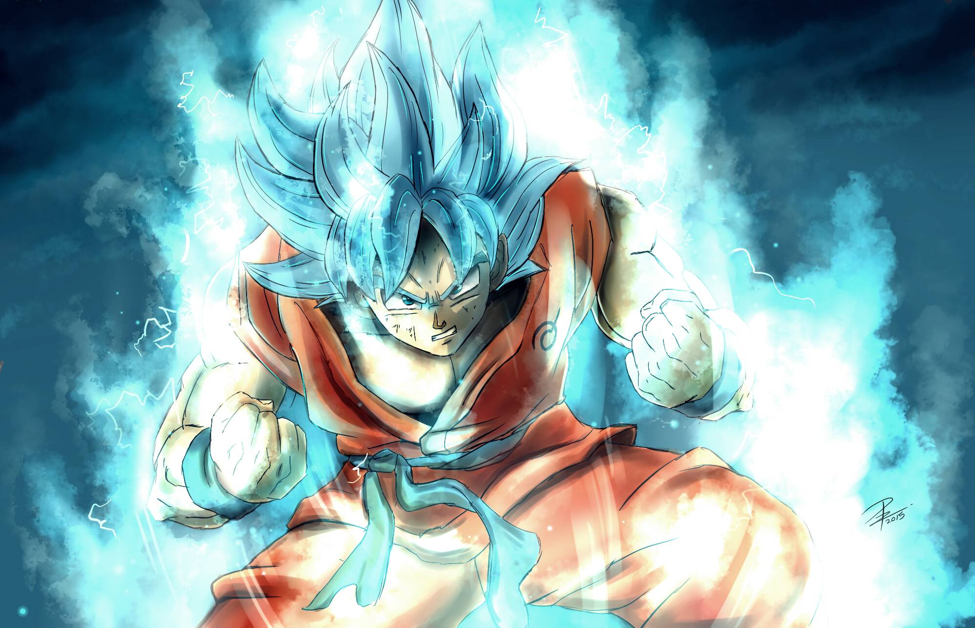 1997x1287 Dragon ball super wallpaper HD download free