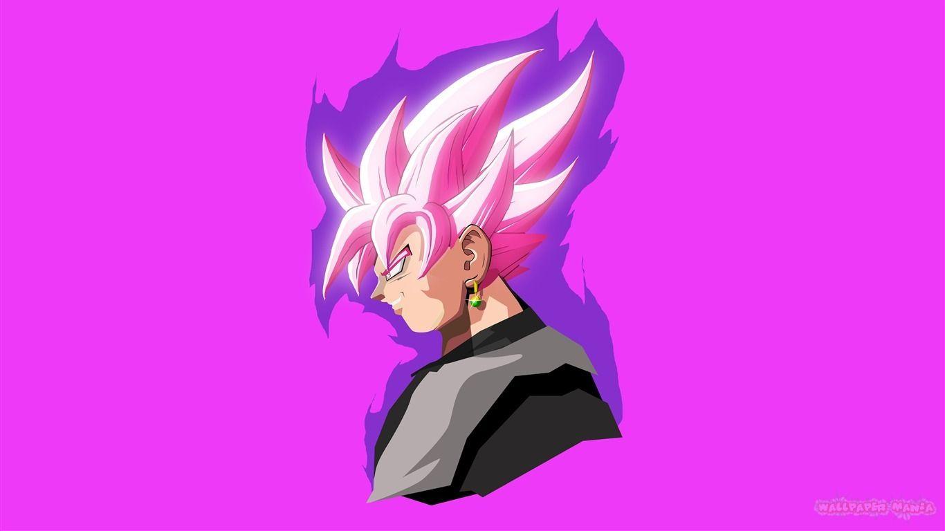 1366x768 Black Goku Dragon Ball Super 4K Anime 1366×768 Wallpaper