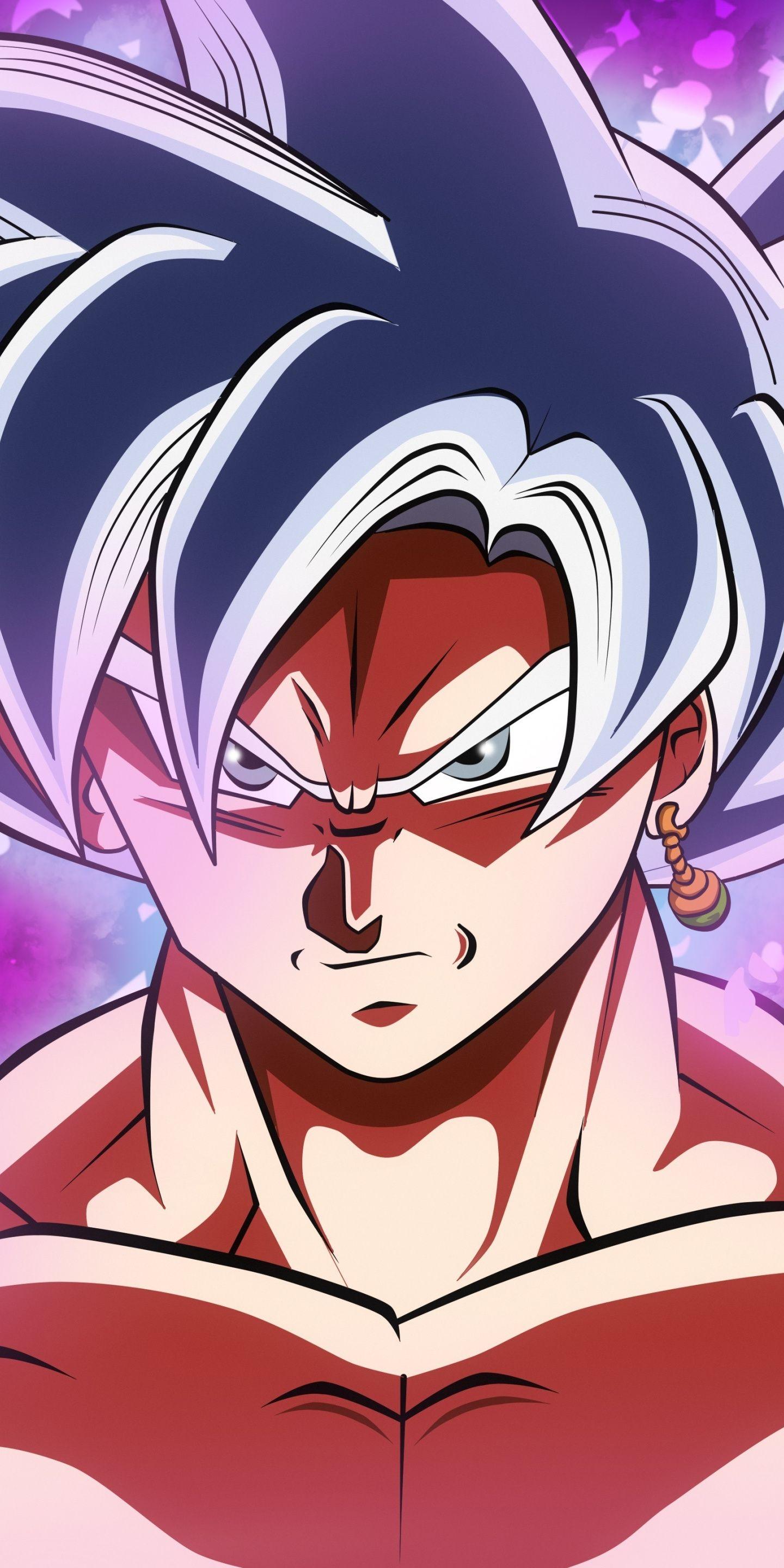 1440x2880 Download 1440x2880 wallpaper goku, black, white hair, dragon ball