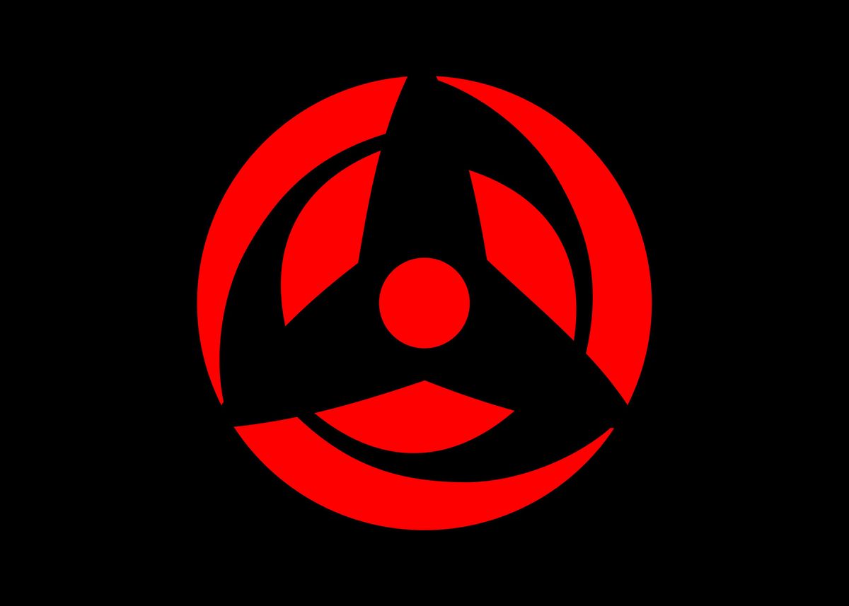1200x857 Sharingan Minimalist Shari' Poster