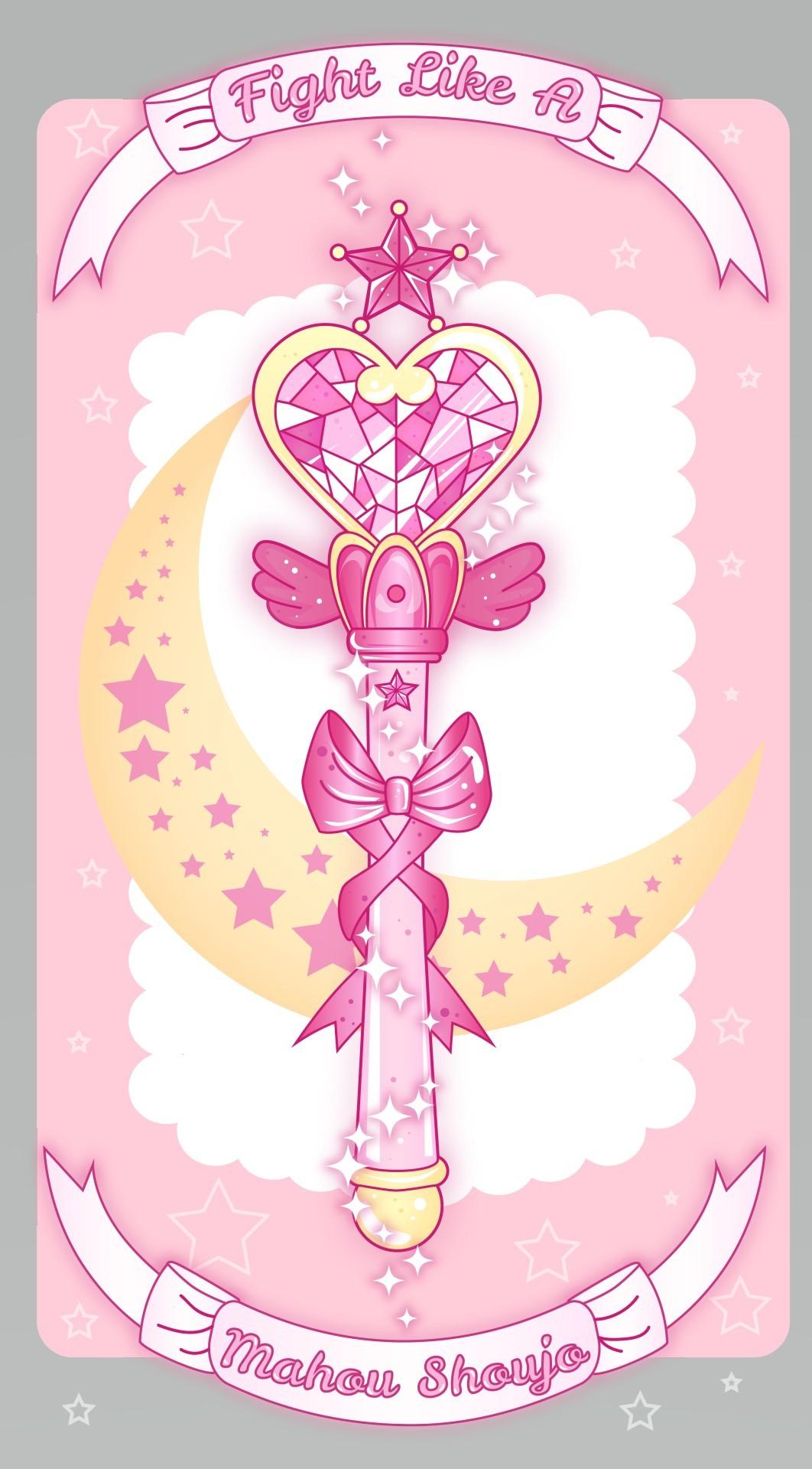 1062x1920 Sailor Moon Sceptre Wallpaper Free HD Wallpaper