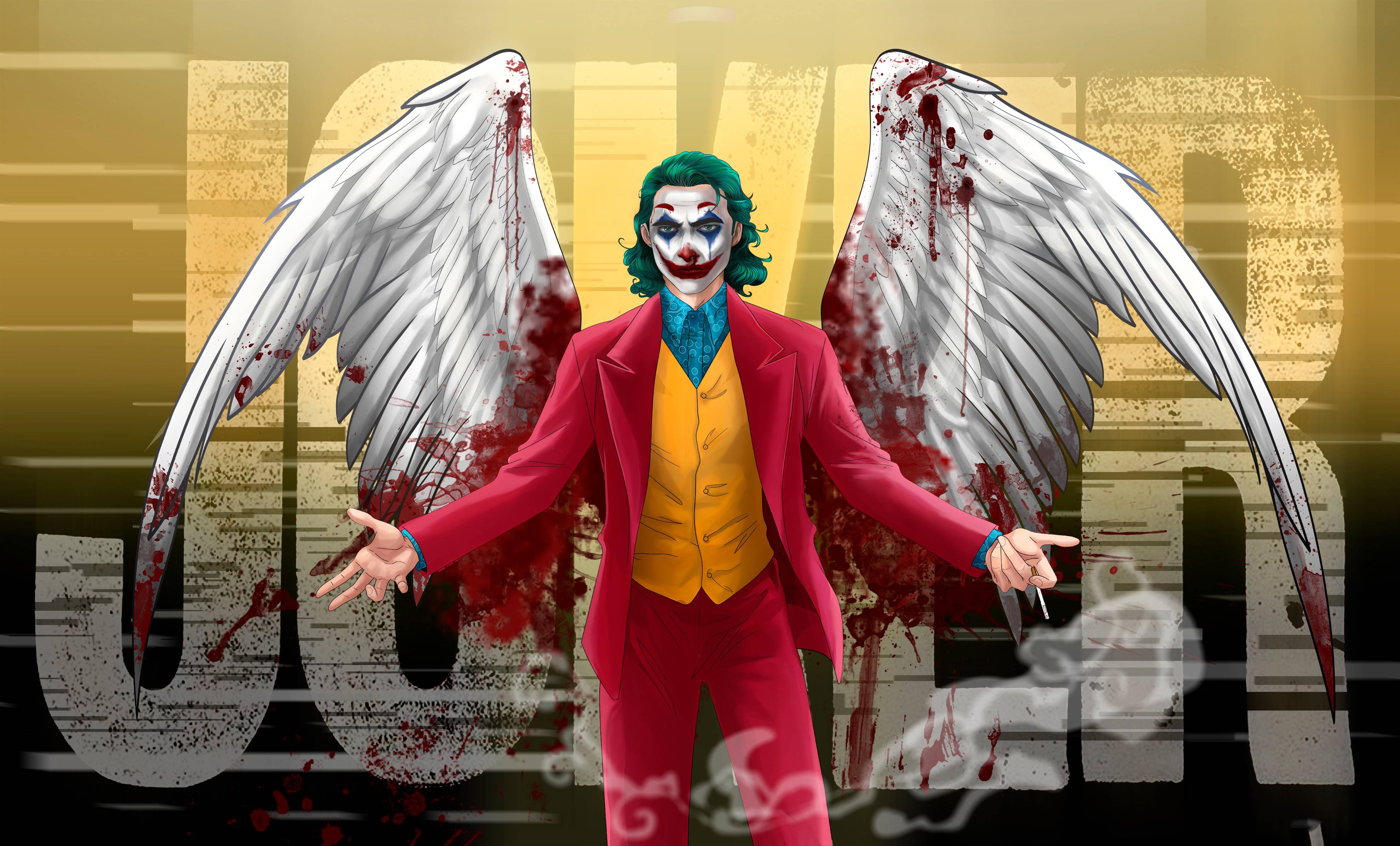 Bloody Joker Wallpapers Top Free Bloody Joker Backgrounds Wallpaperaccess