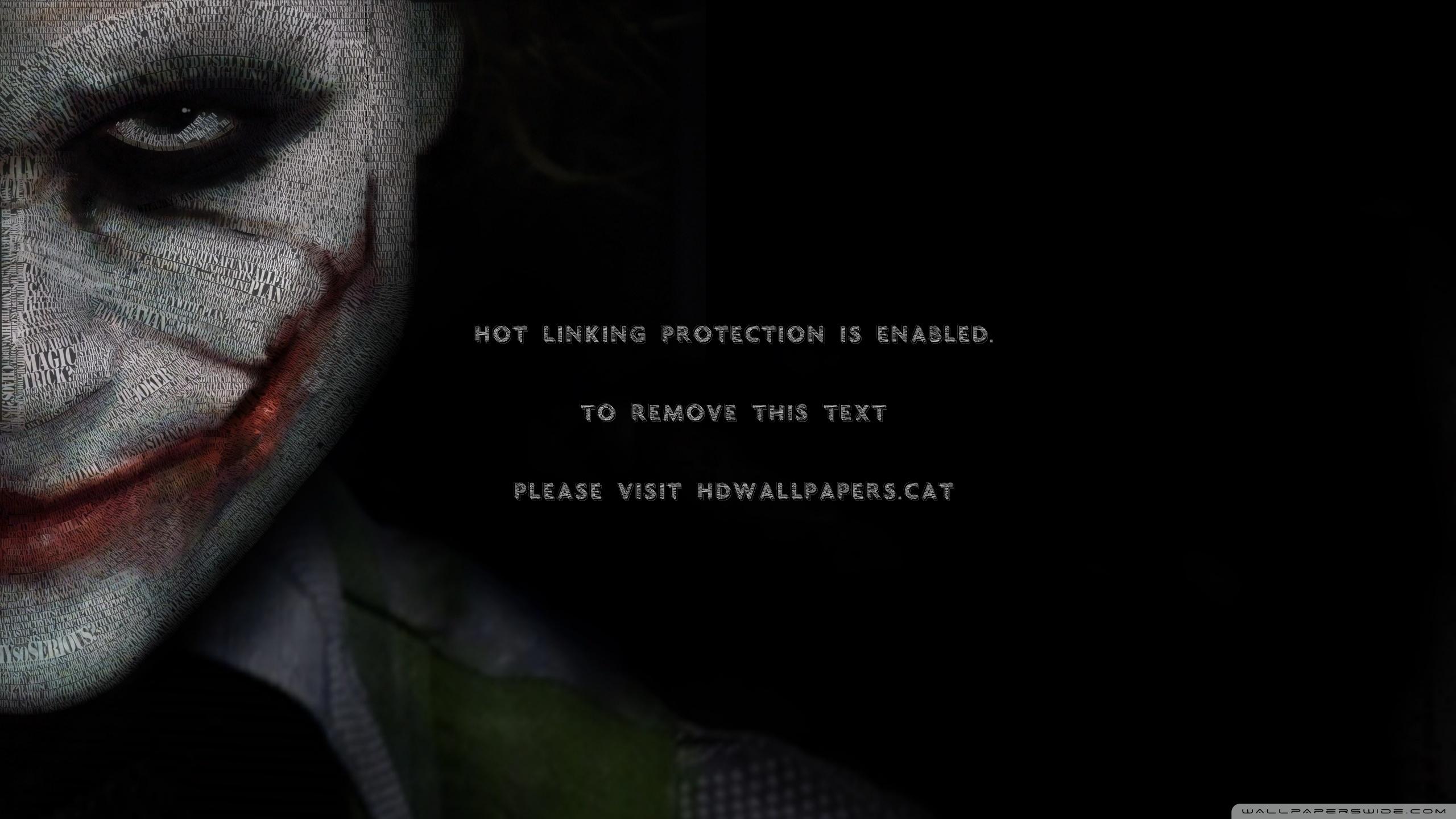 2560x1440 why so serious ? red joker black eyes movie