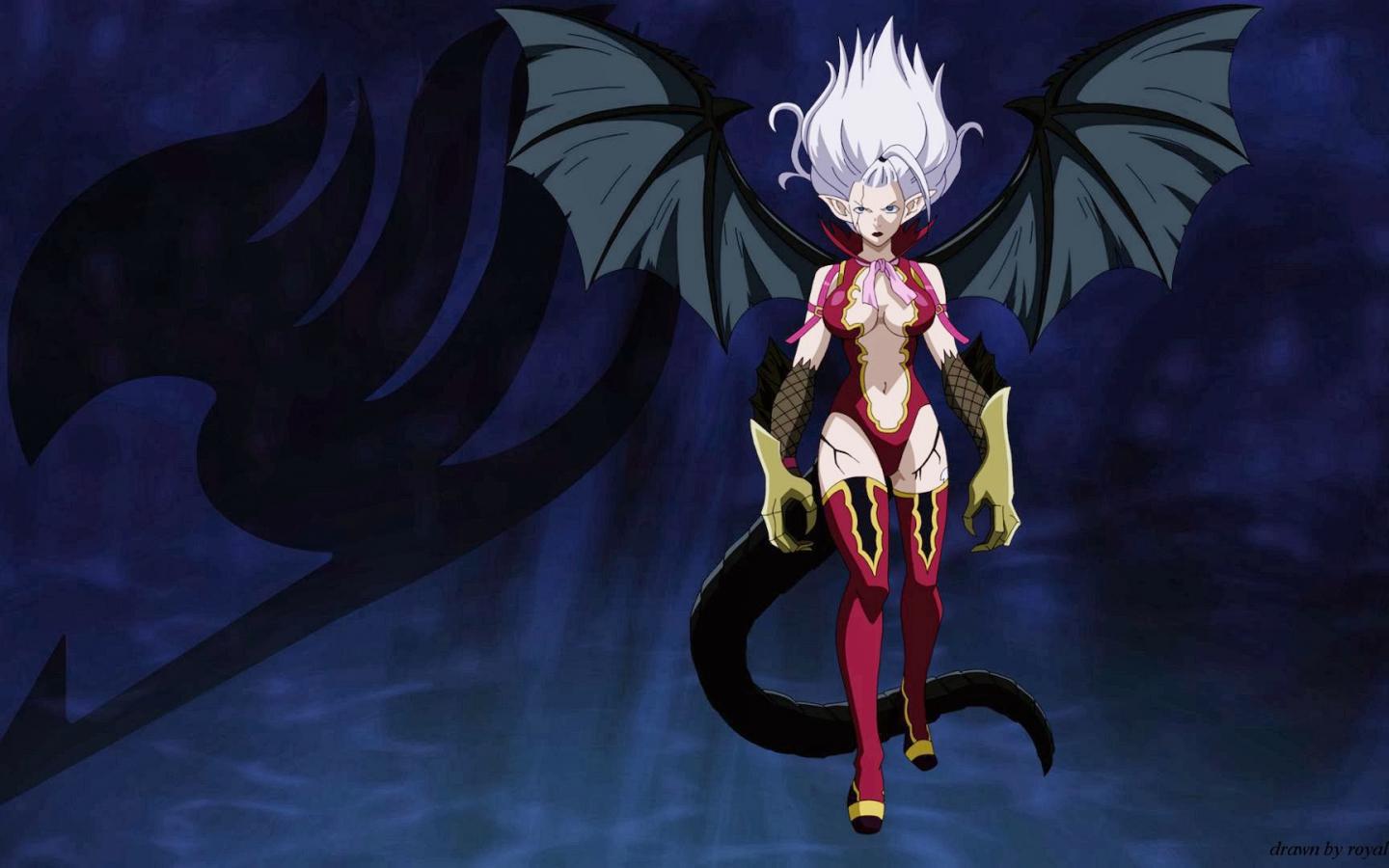 1440x900 Free download mirajane strauss demon satan anime girl fairy tail wings HD wallpaper [1920x1080] for your Desktop, Mobile & Tablet. Explore Demon Girl Wallpaper. Scary Demon Wallpaper, Female Demon