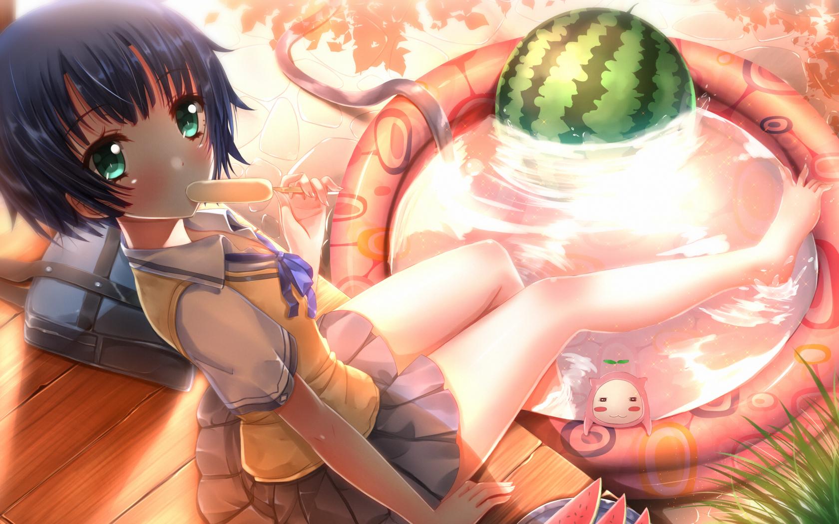 1680x1050 Ano Natsu de Matteru (Waiting In The Summer) Wallpaper Anime Image Board