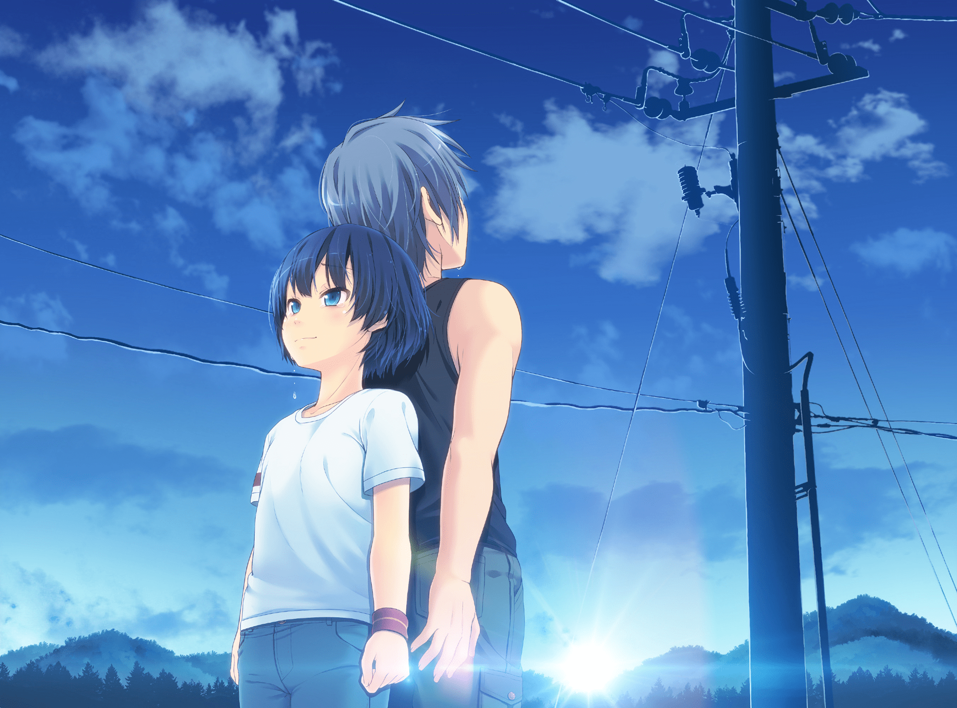 1920x1421 Anime Waiting In The Summer Wallpaper:1920x1421