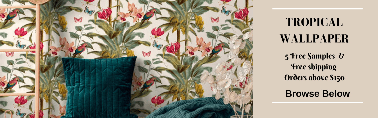 1600x500 Tropical Wallpaper Collection