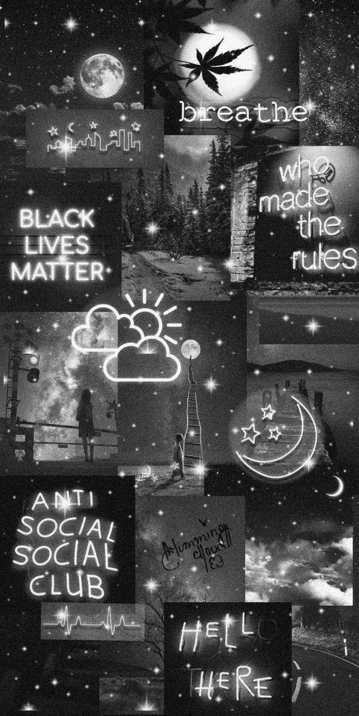 720x1435 ☁ BLACK AESTHETIC ☁. Black aesthetic wallpaper, Sparkle wallpaper, Dark black wallpaper