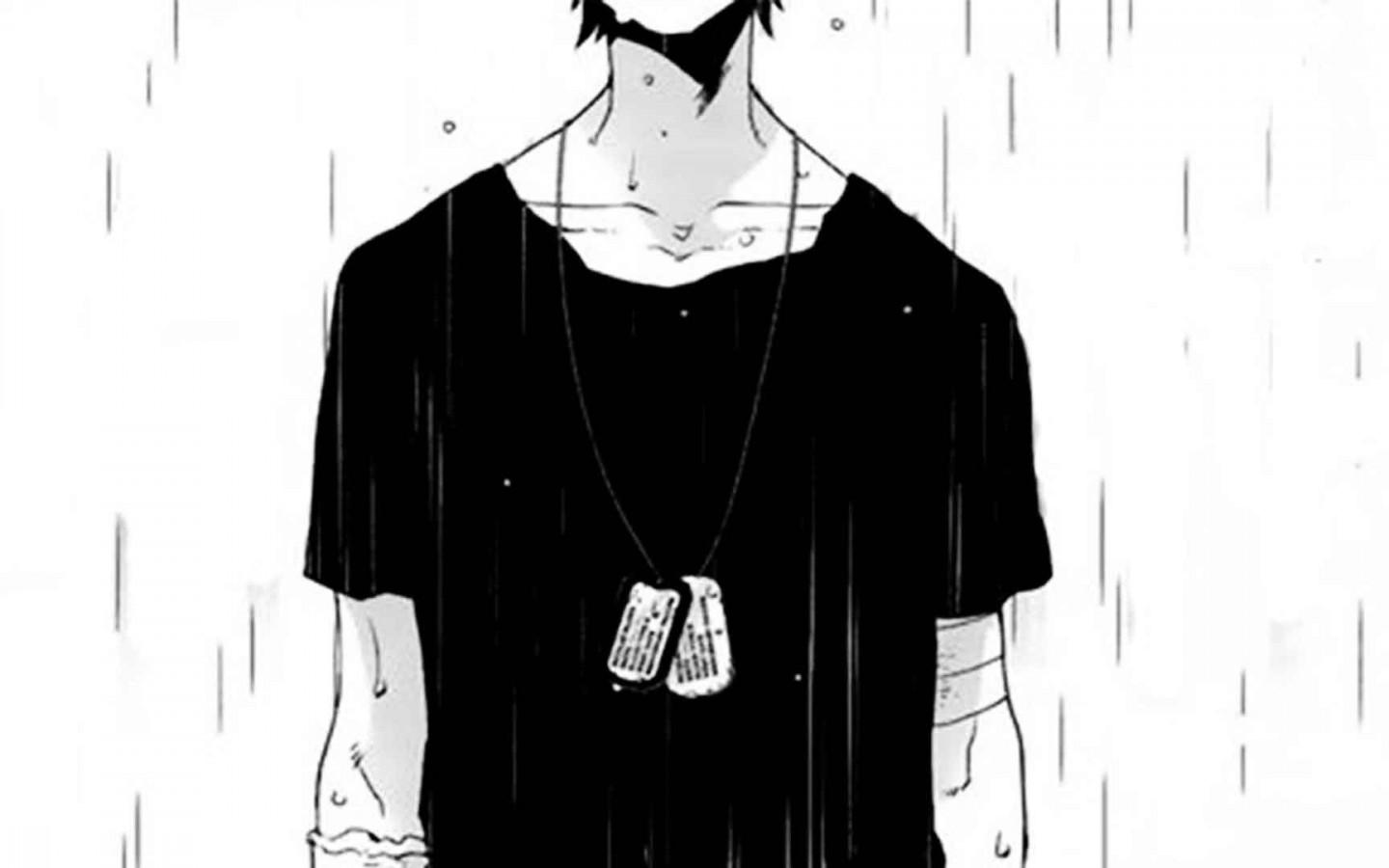 1440x900 Anime Sad Boy Manga Series Background Wallpaper 106475