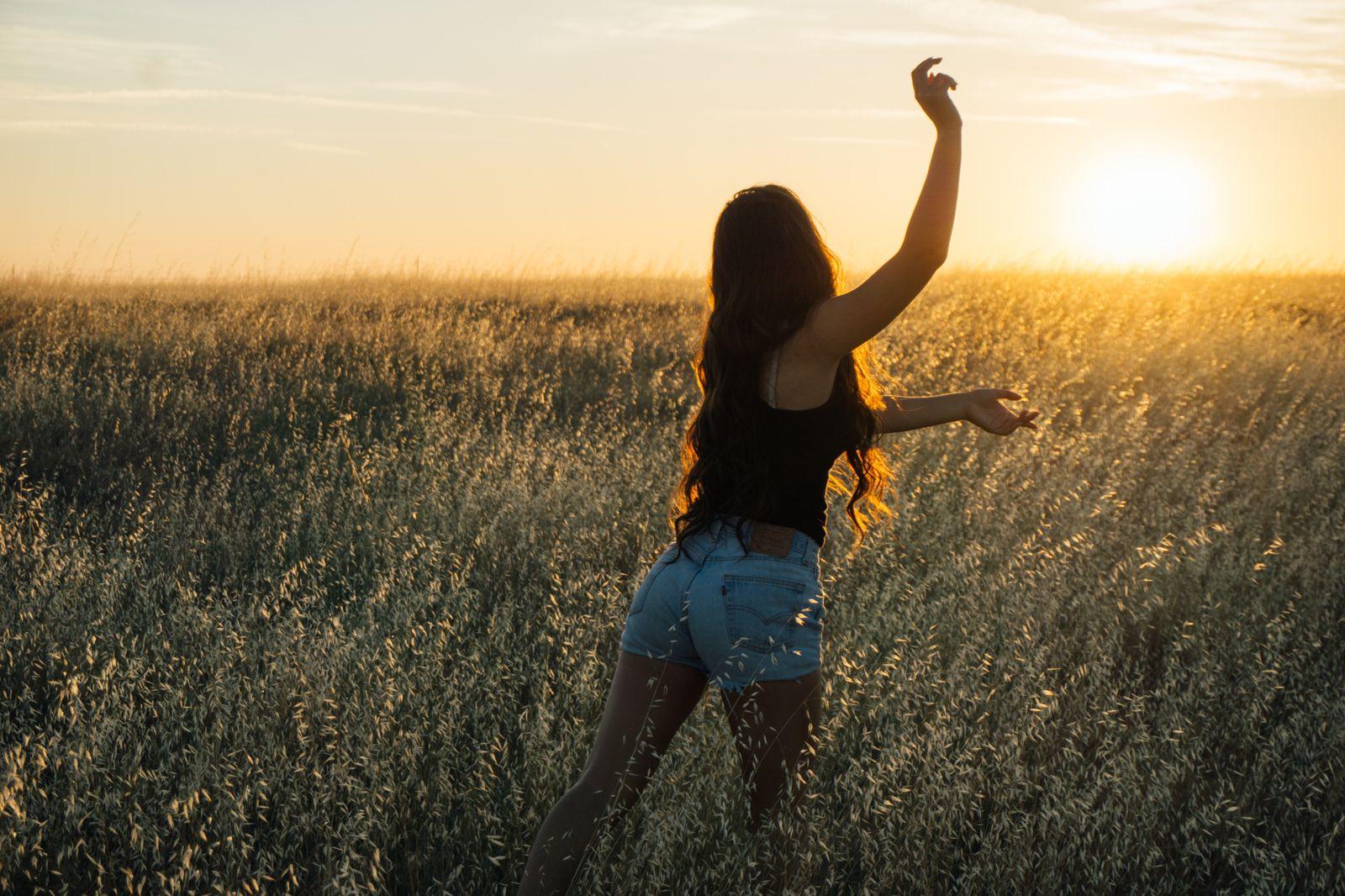 1600x1066 Woman Person Sunset Sunrise Field Wallpaper.com. Best High Quality Wallpaper
