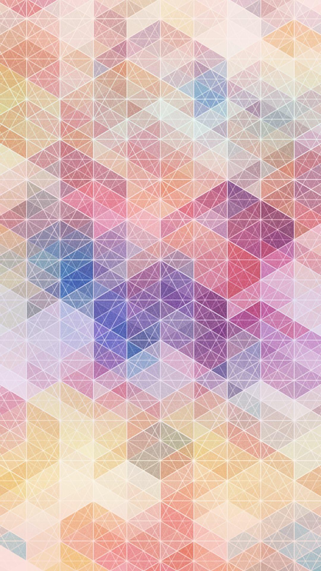 Pastel Geometric Phone Wallpapers Top Free Pastel Geometric Phone