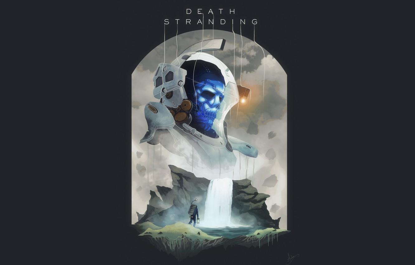 1332x850 Wallpaper Art, Game Art, Death Stranding, Syed Ali Qaiser, by Syed Ali Qaiser, Difital art, illustrartion image for desktop, section минимализм