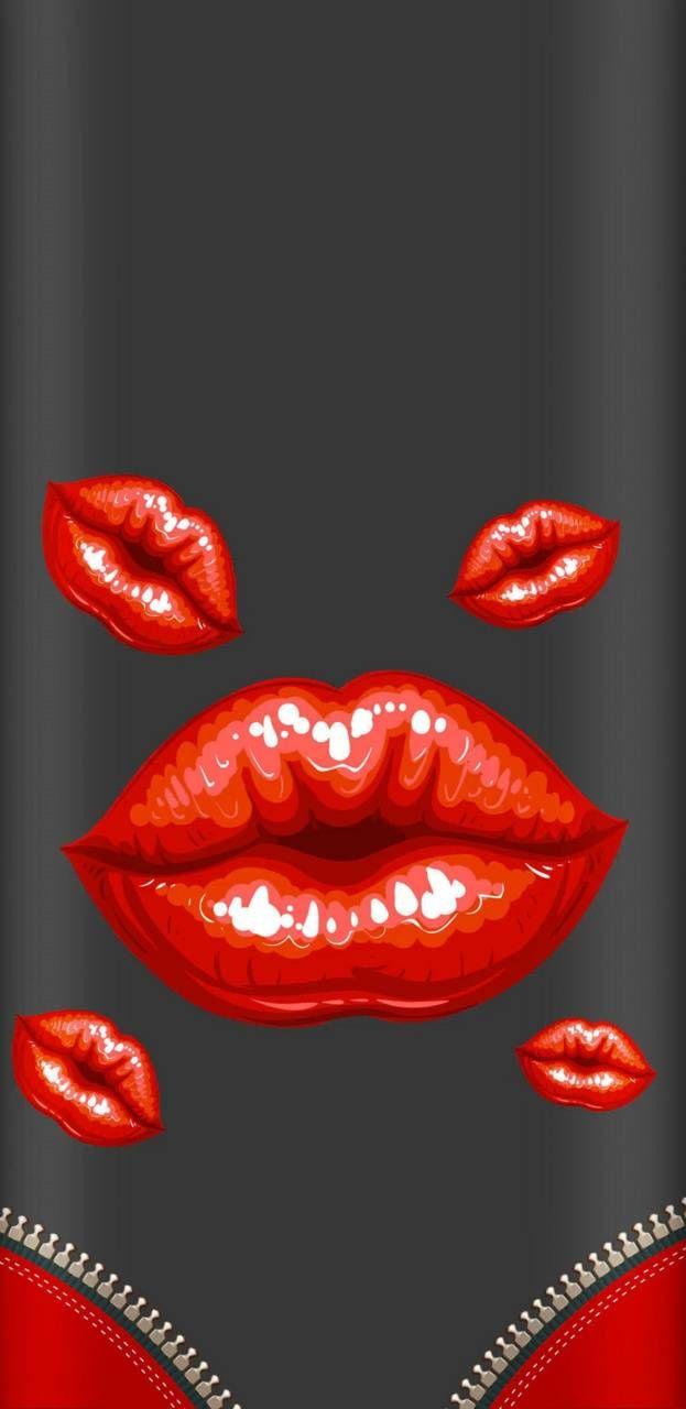623x1280 Download Lush Lips Wallpaper by NikkiFrohloff now. Browse millions of popul. Makeup wallpaper, Lip wallpaper, Makeup wallpaper background