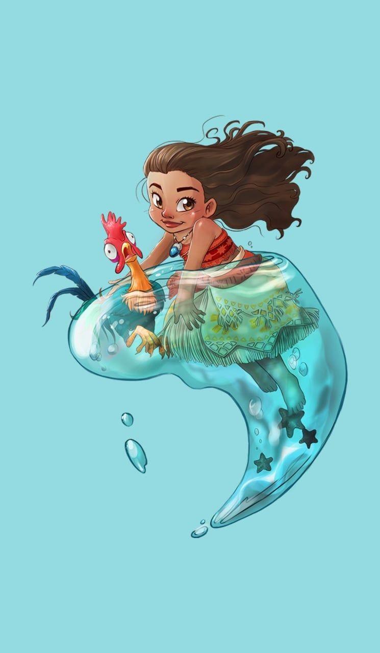 745x1280 Moana Aesthetic Wallpaper
