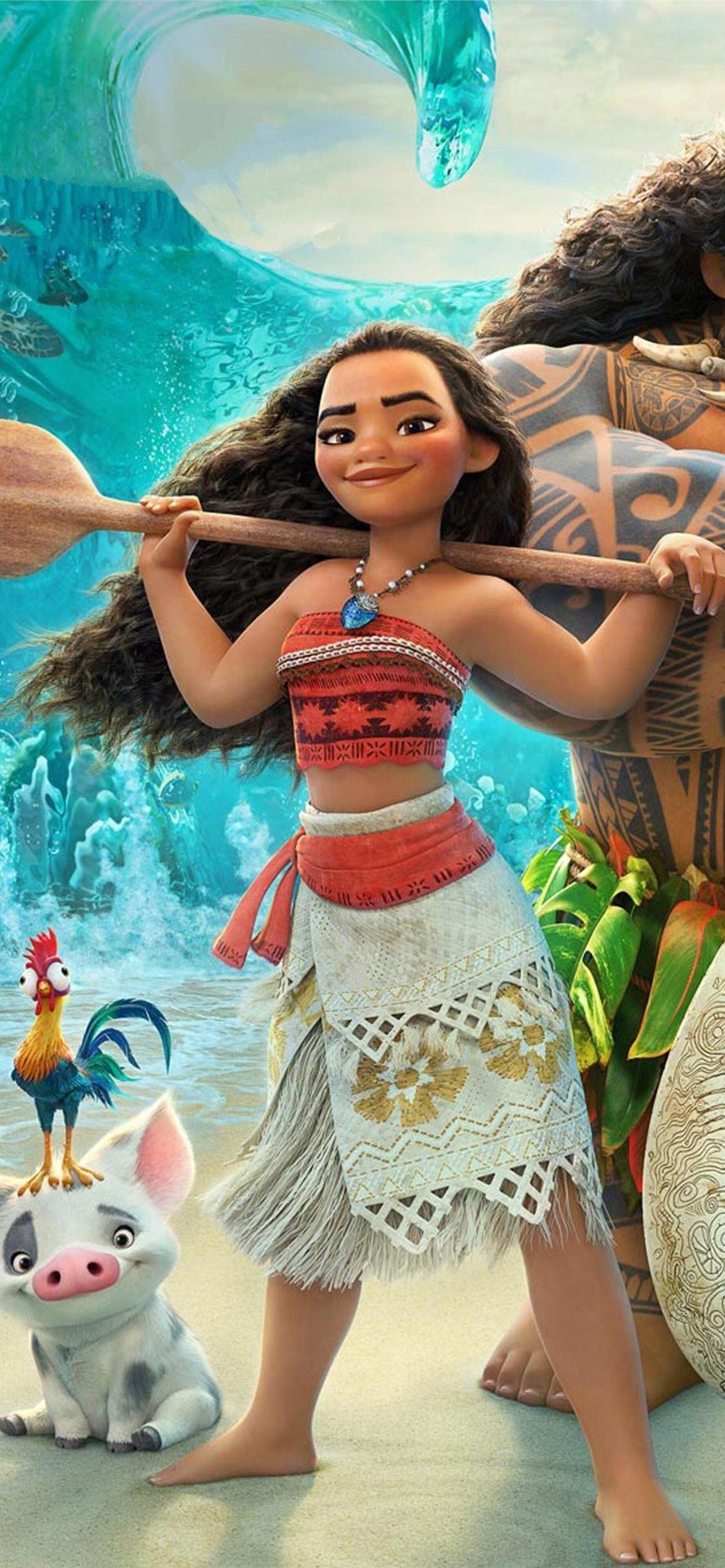 1284x2778 Moana 2016 Movie Sony Xperia X XZ Z5 Premium HD 4k. iPhone Wallpaper Free Download