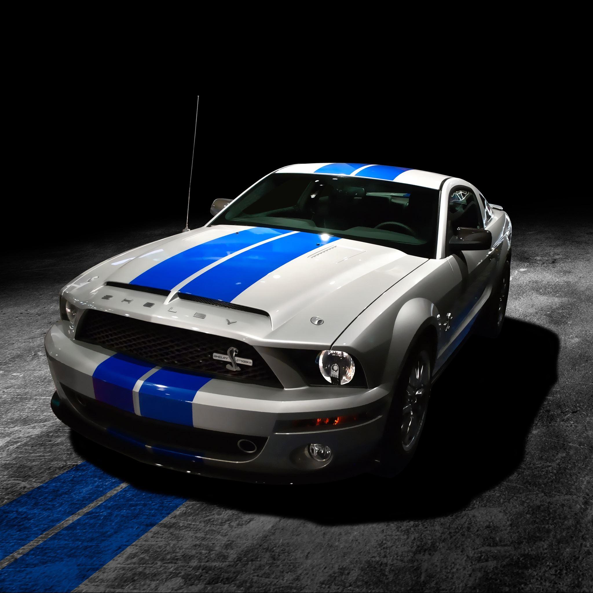 2048x2048 Mustang Shelby GT500KR iPad Air Wallpaper Free Download