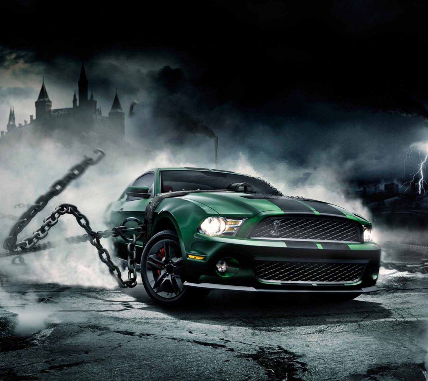 1440x1280 Mustang Monster Wallpaper for Samsung Galaxy A5