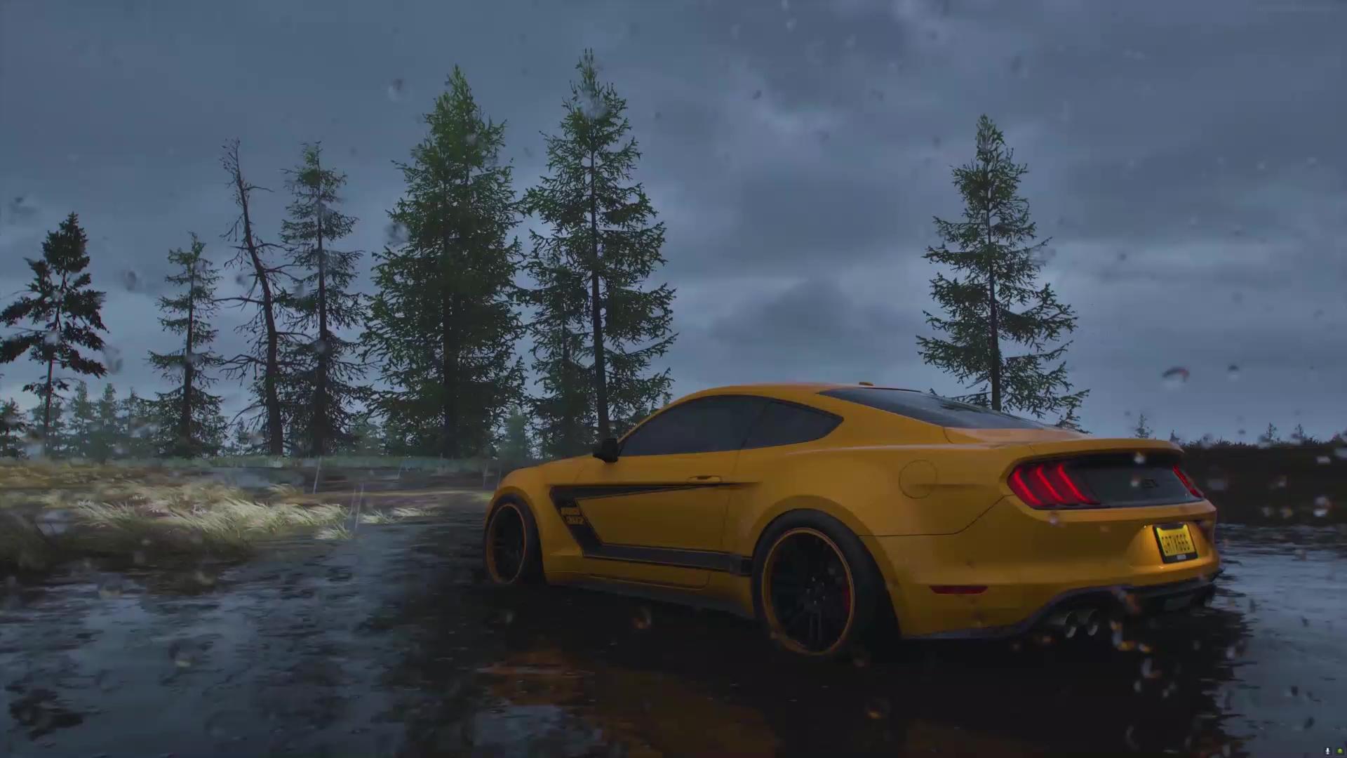 1920x1080 Ford Mustang Boss 302 Yellow Live Wallpaper