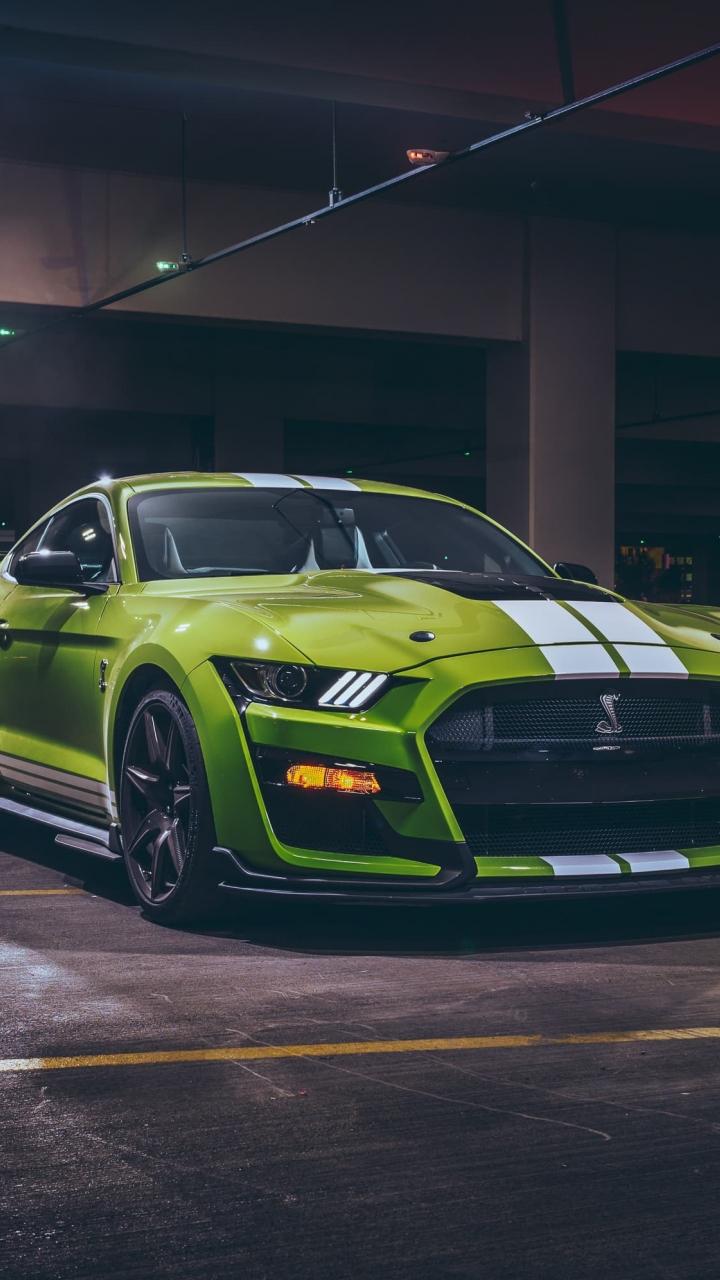 720x1280 Download 720x1280 wallpaper green ford mustang shelby gt sportcar, samsung galaxy mini s s neo, alpha, sony xperia compact z z z asus zenfone, 720x1280 HD image, background, 25632