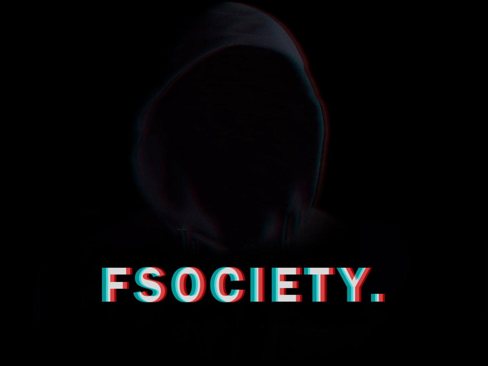 1600x1200 FSociety. wallpaper, Mr. Robot, black background • Wallpaper For You HD Wallpaper For Desktop & Mobile