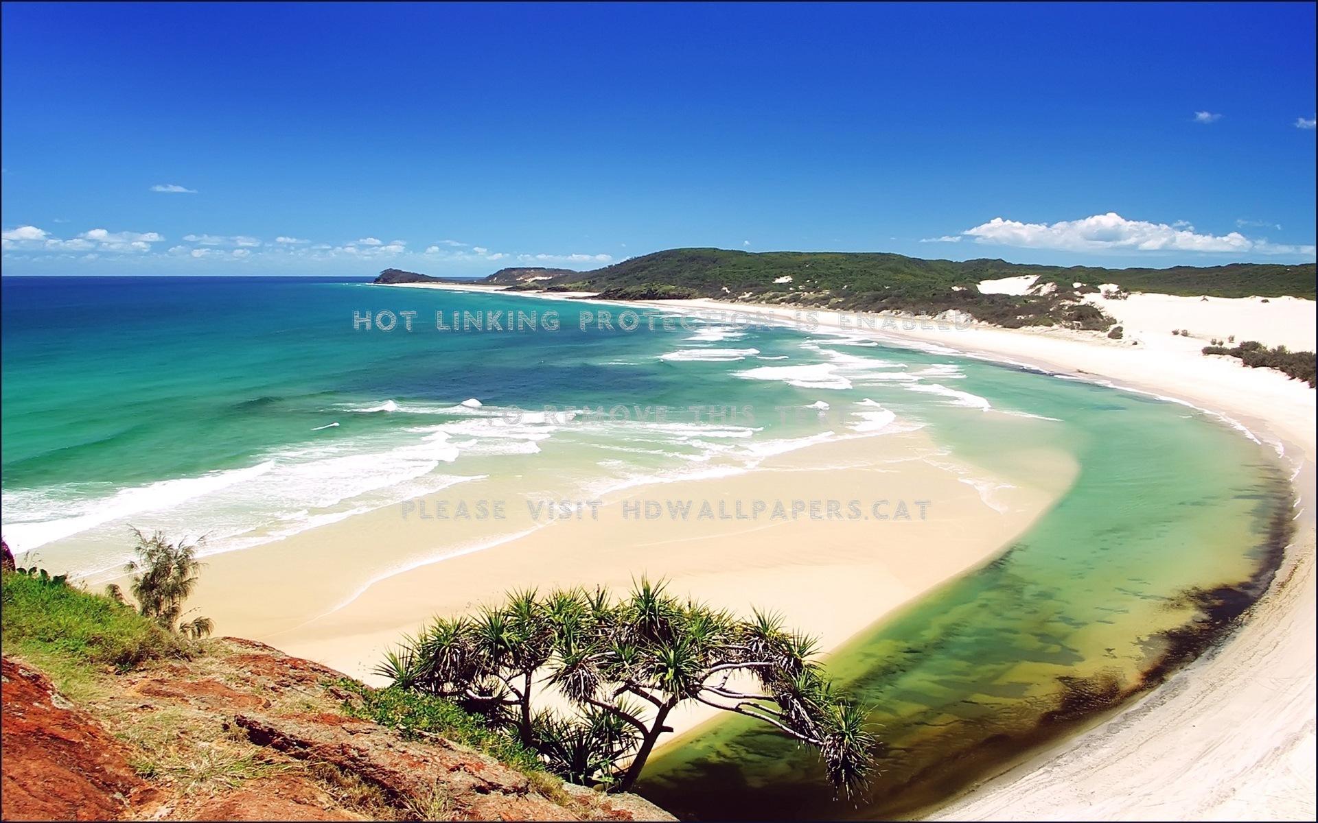 1920x1200 sunny beach widescreen africa nature beaches