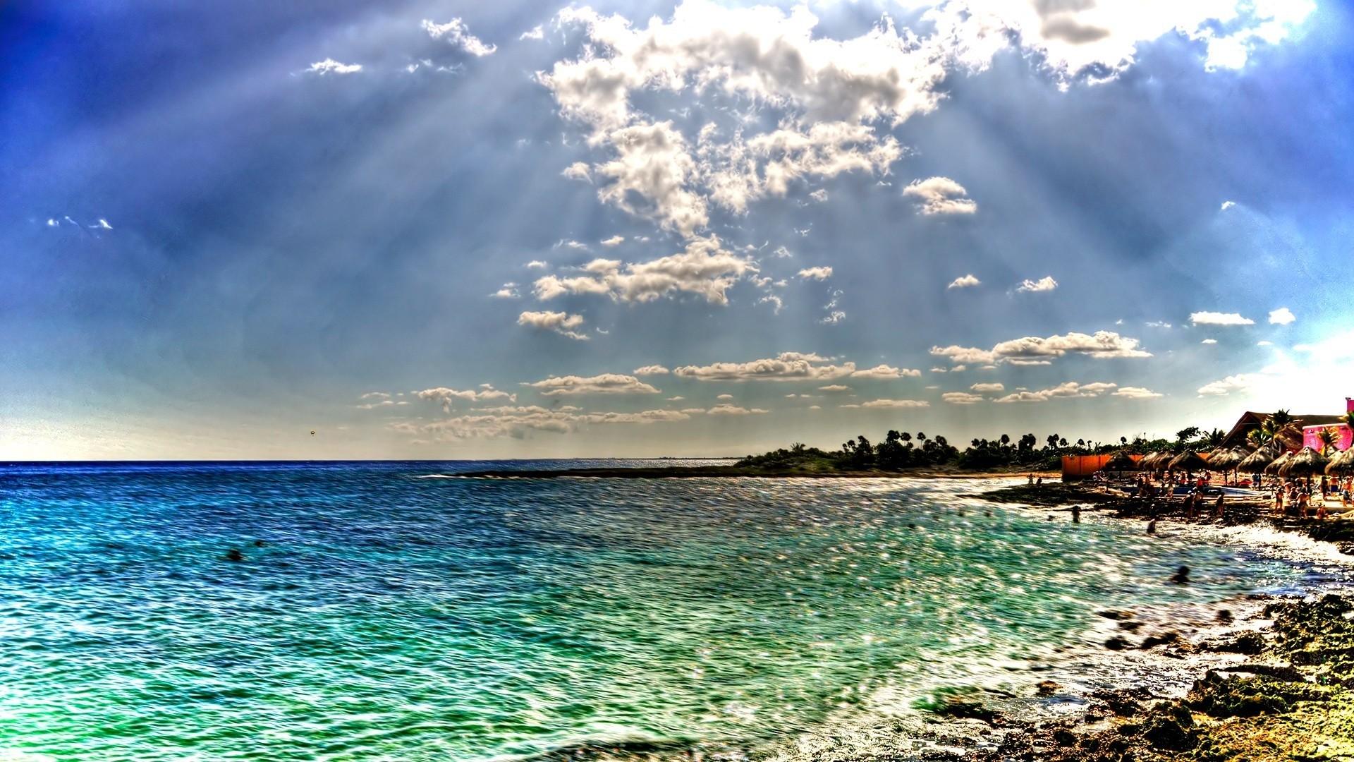 1920x1080 HD Beach Wallpaper 1920×1080