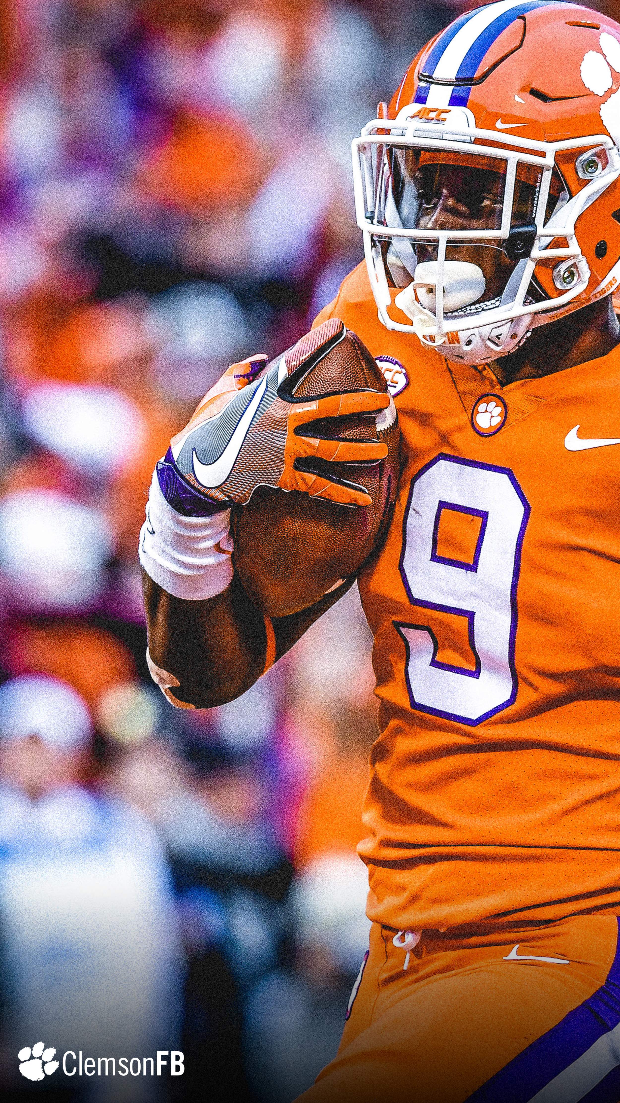 2500x4444 Clemson Tigers Football Helmet