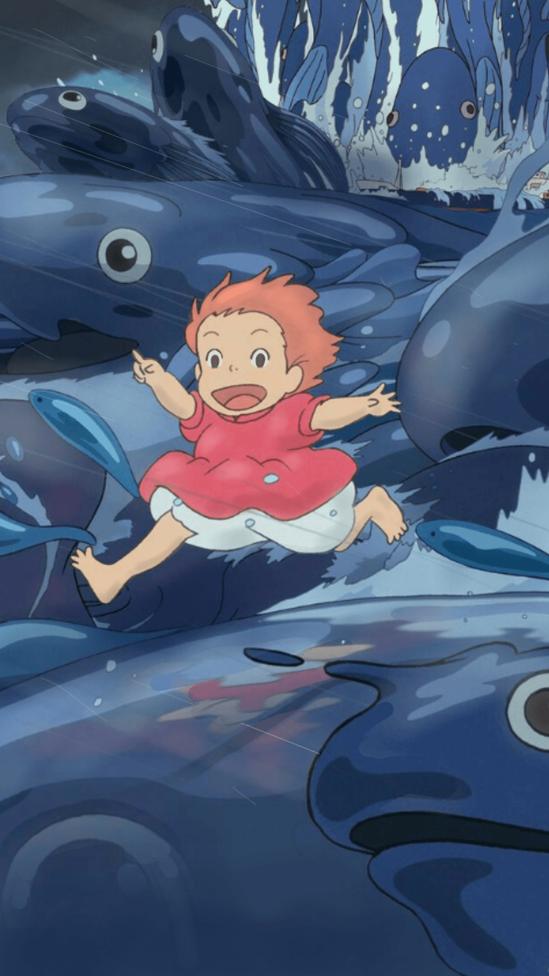 Ponyo Wallpapers Top Free Ponyo Backgrounds Wallpaperaccess