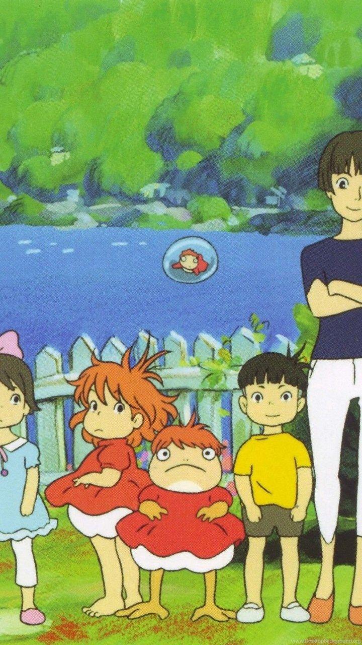 720x1280 Ponyo On The Cliff By The Sea 2560x1440 Wallpaper ImgPrix Desktop