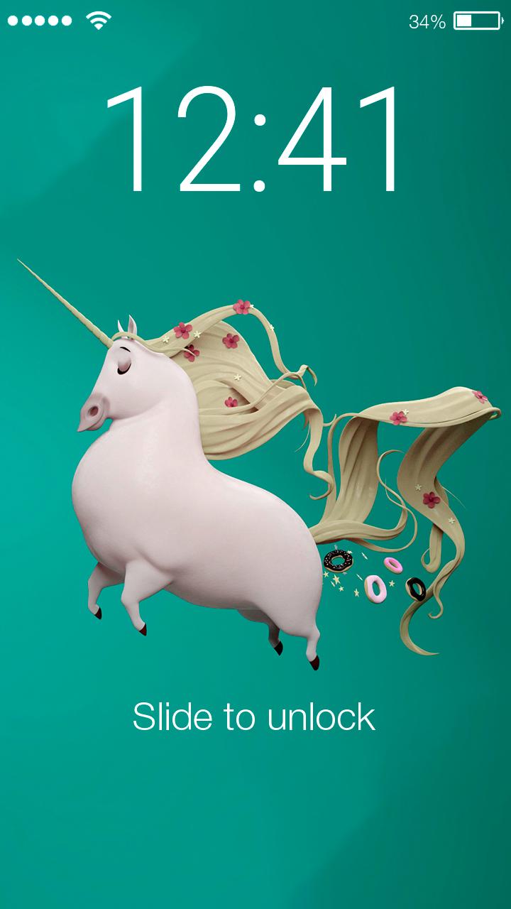 720x1280 Unicorn Horse Rainbow Pink Girly Wallpaper Screen for Android