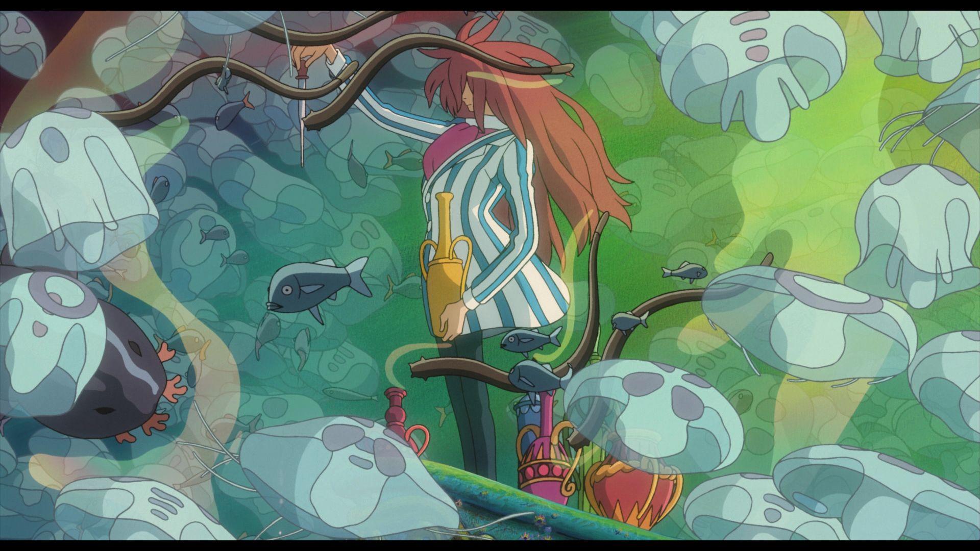 1920x1080 Ponyo on the Cliff by the Sea image Ponyo HD wallpaper