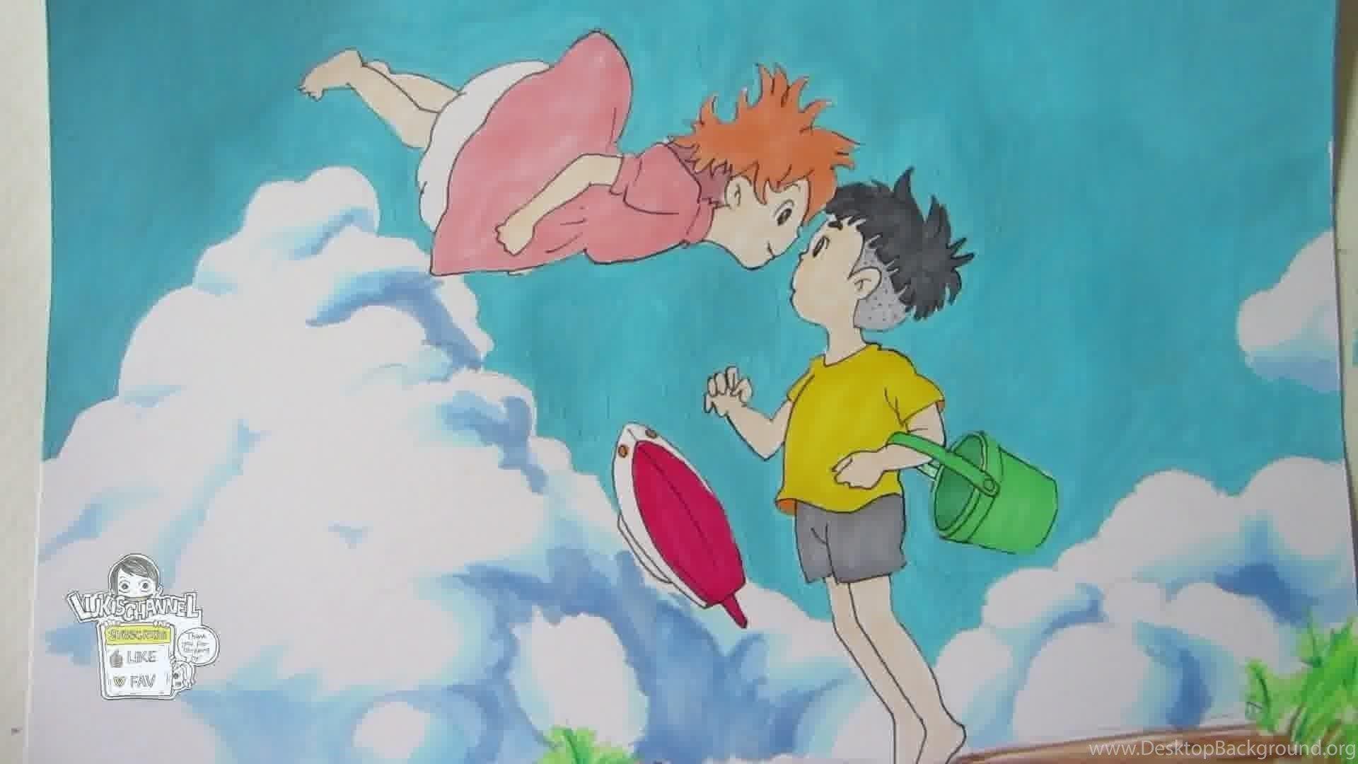 1920x1080 Ponyo And Sosuke Wallpaper. Desktop Background
