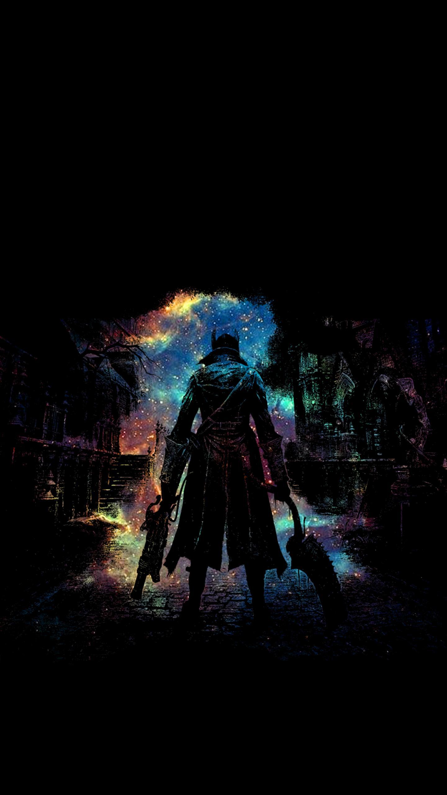 1440x2560 Thought you guys might like this Oled mobile background I made: bloodborne