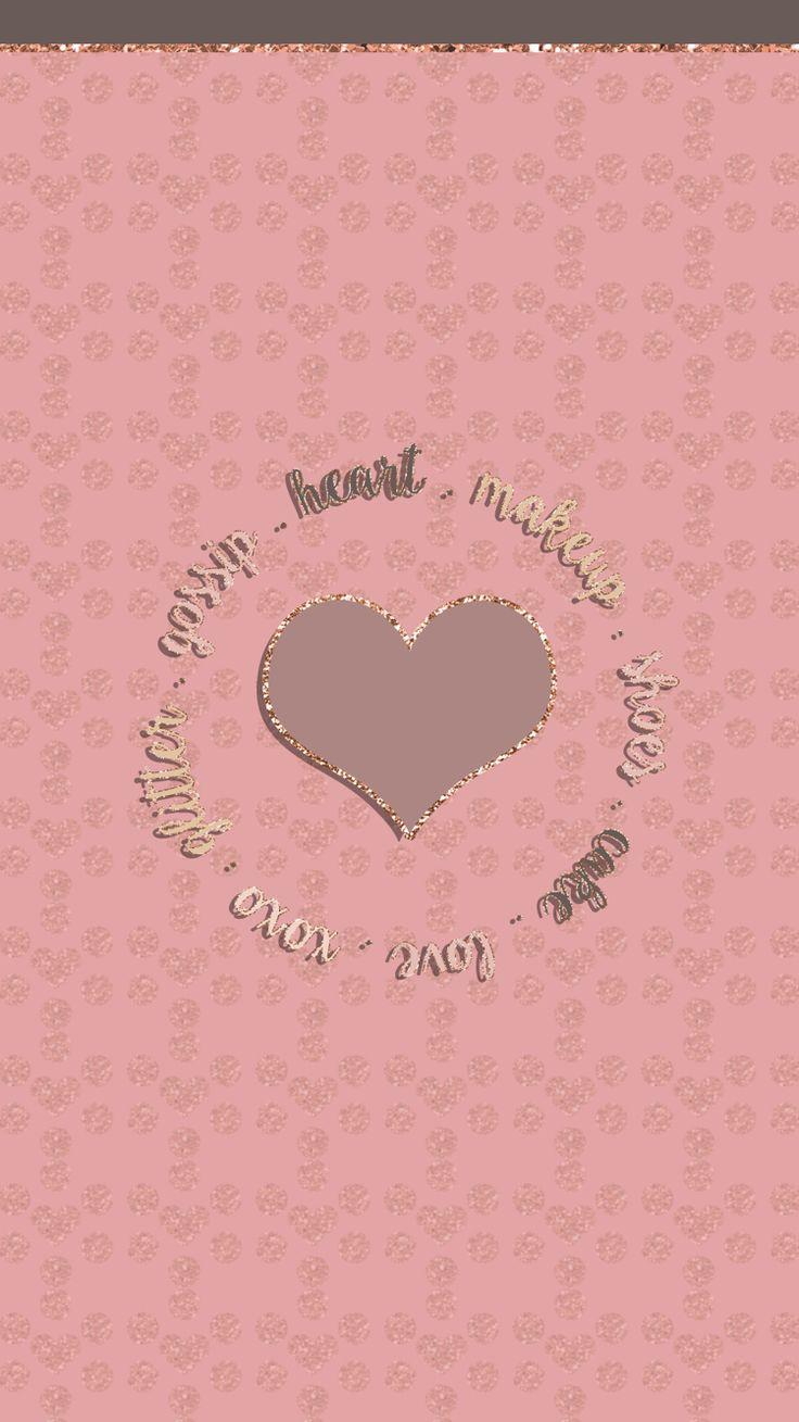 736x1309 rose gold makeup girly wallpaper