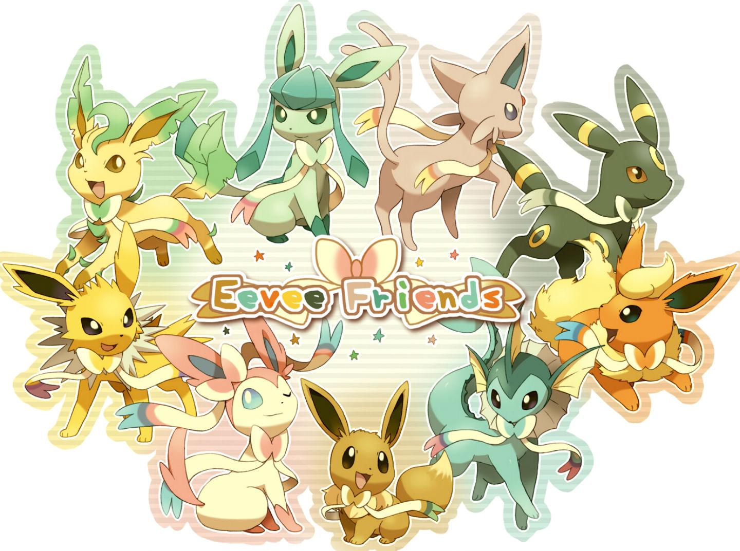 1440x1073 pokemon, Eevee, Espeon, Flareon, Glaceon, Jippe, Jolteon, Leafeon, Pokemon, Sylveon, Umbreon, Vaporeon Wallpaper HD / Desktop and Mobile Background