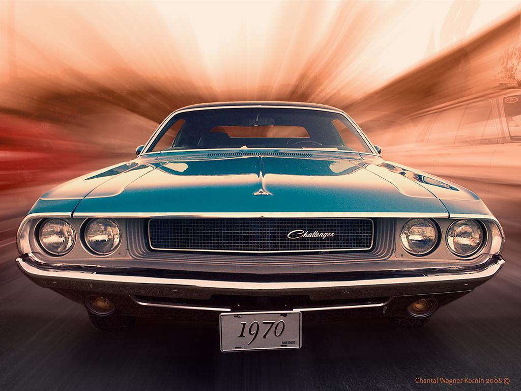 1024x768 1970 Dodge Challenger Wallpaper