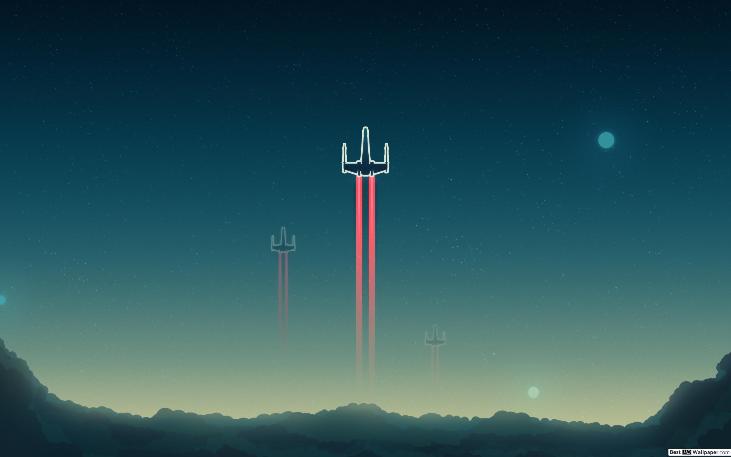 2560x1600 X wing starfighter star wars digital art HD wallpaper download