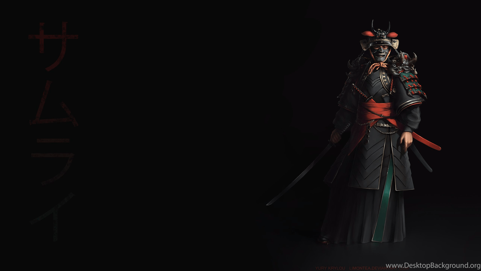 2048x1152 Download Samurai Wallpaper Widescreen Resolution Desktop Background
