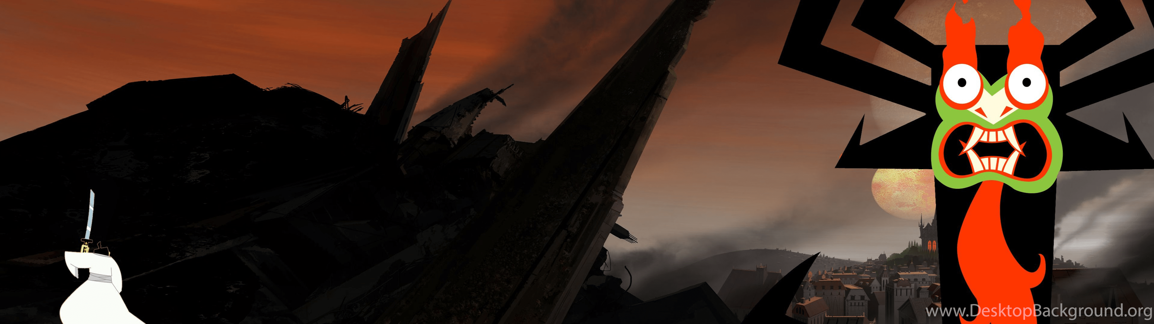 3840x1080 Made Two Samurai Jack Background For My Dual Monitors Album On. Desktop Background