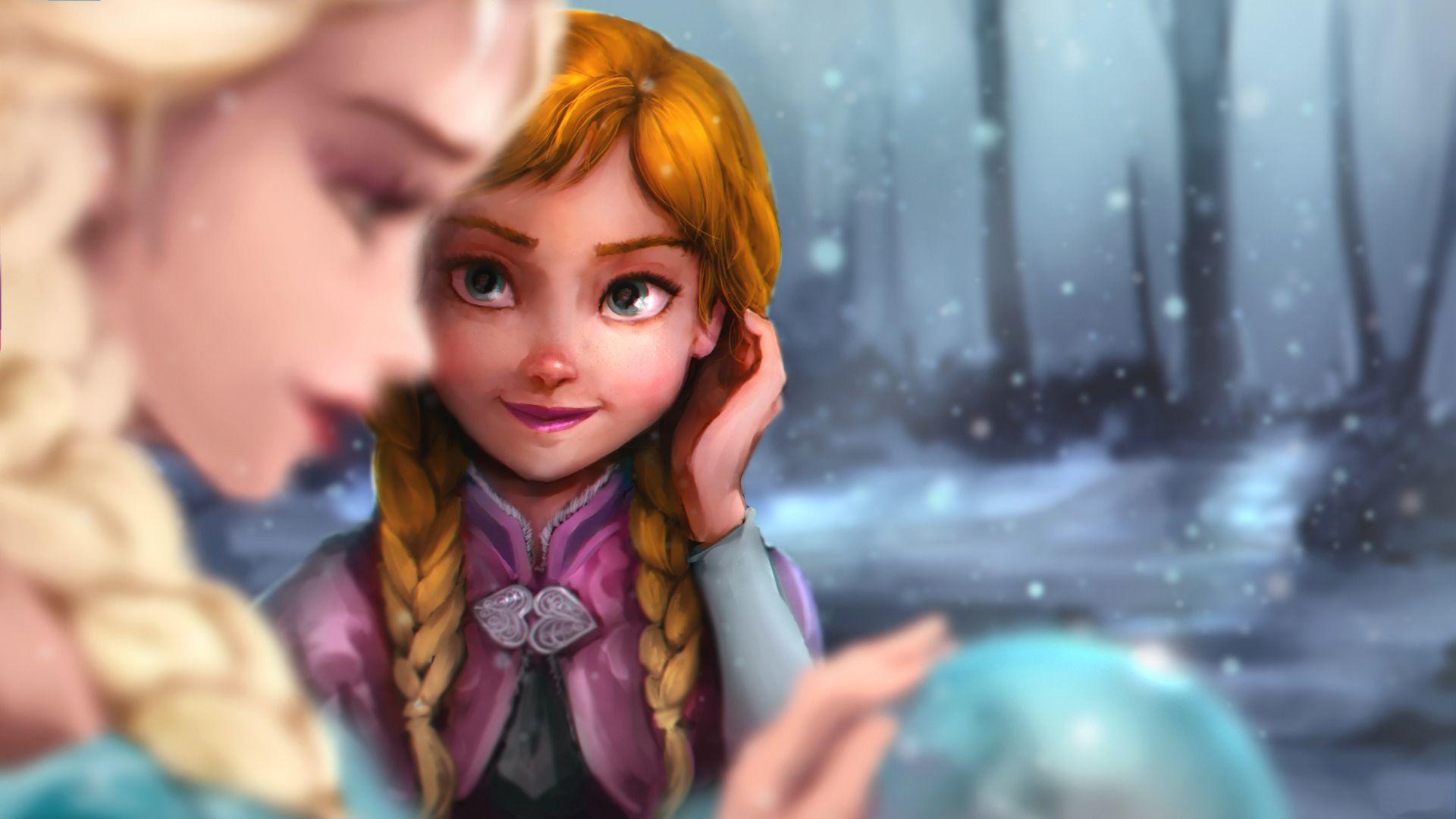 1920x1080 Wallpaper.wiki Elsa And Anna HD Wallpaper PIC WPB006722. Wallpaper