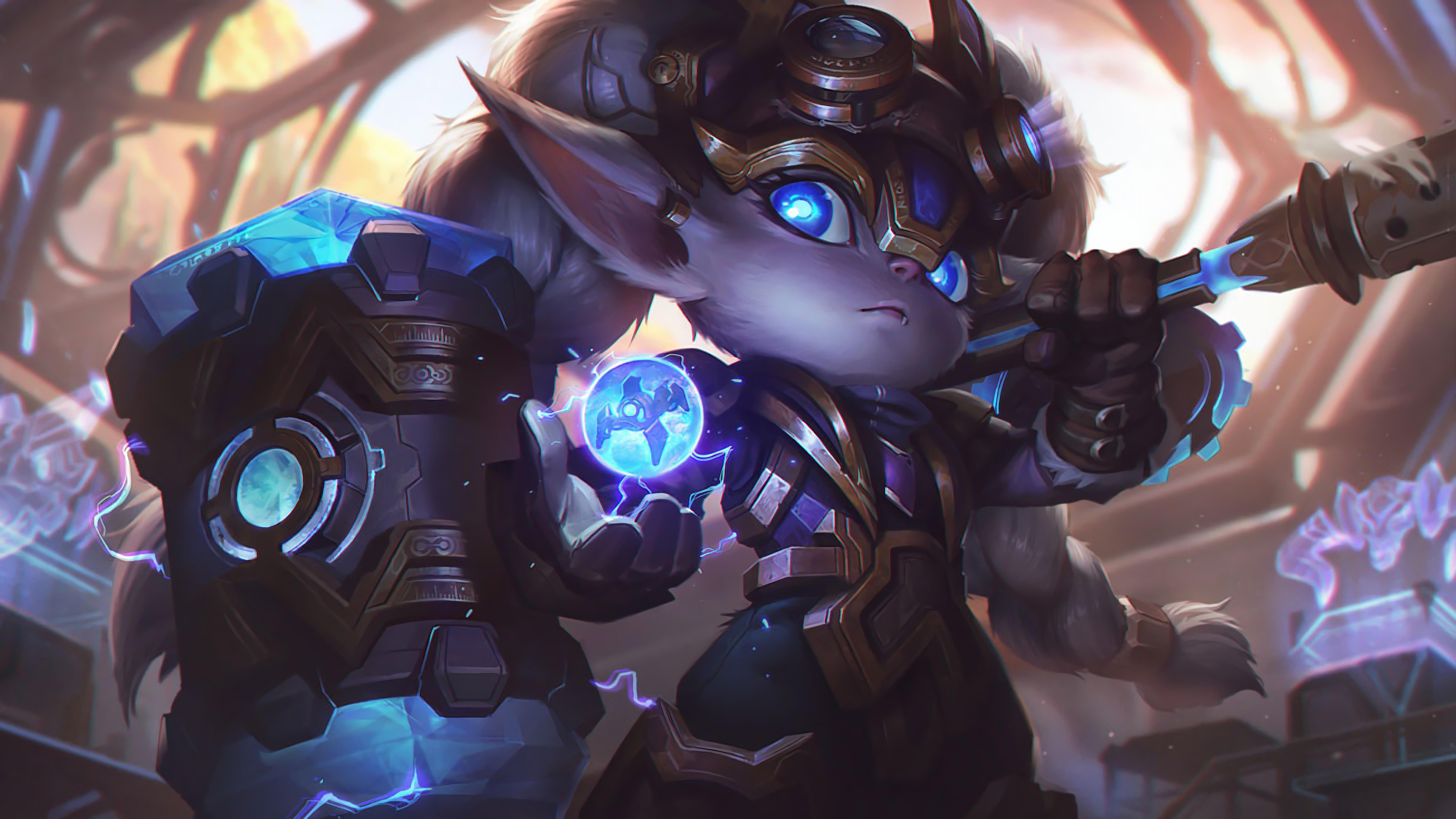 7680x4320 Wallpaper 4k Hextech Poppy LoL Splash Art League of Legends lol Wallpaper