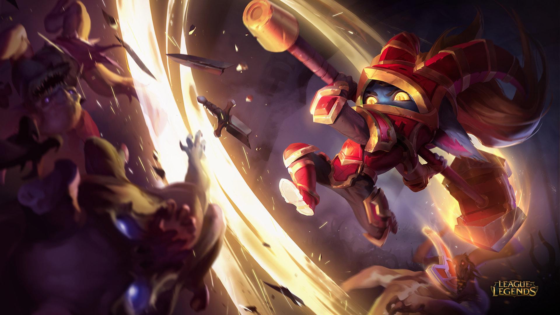1920x1080 Poppy (League Of Legends) wallpaper HD for desktop background
