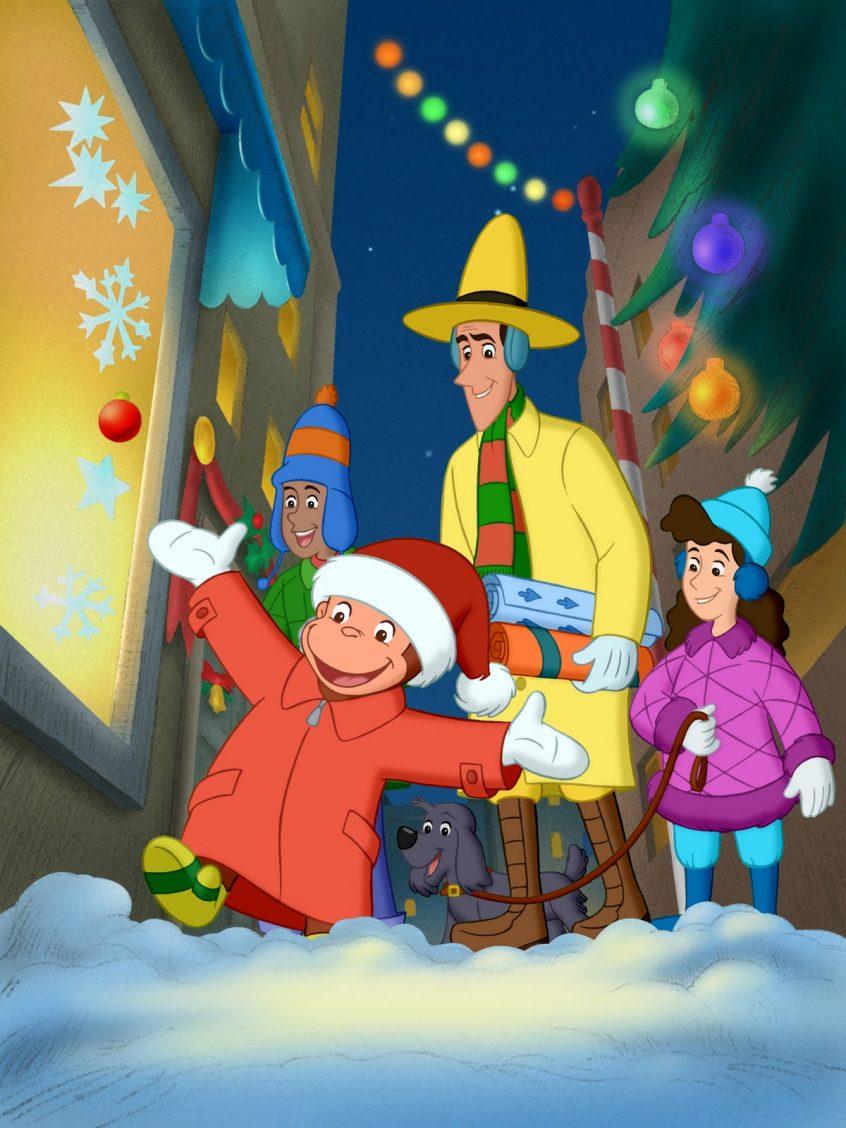 846x1128 Curious George Wallpaper For Mobile Christmas Coloring George Monkey Christmas