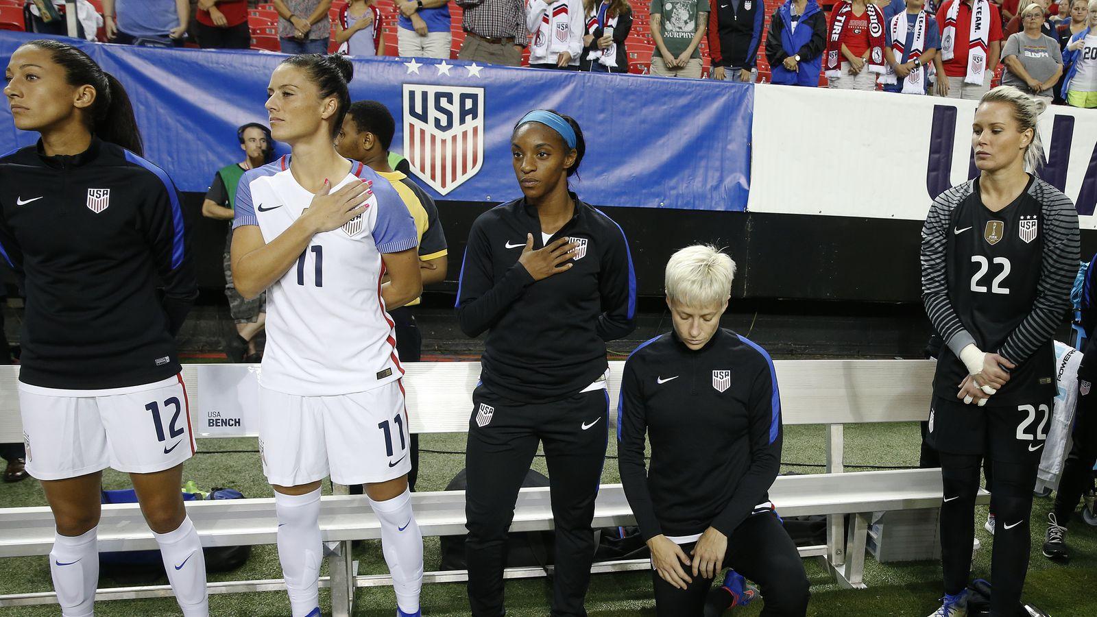 1600x900 U.S. women's soccer team wants federation to repeal anthem policy