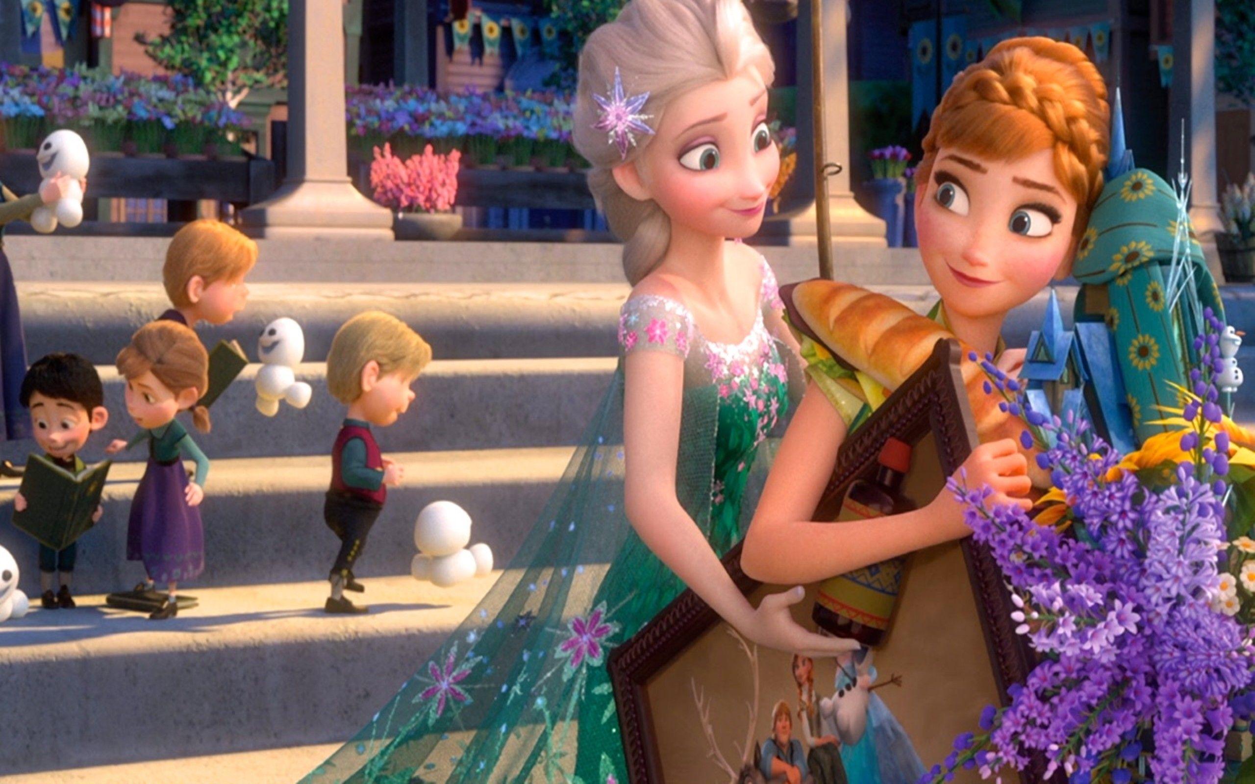 2560x1600 Frozen Fever Elsa Wallpaper