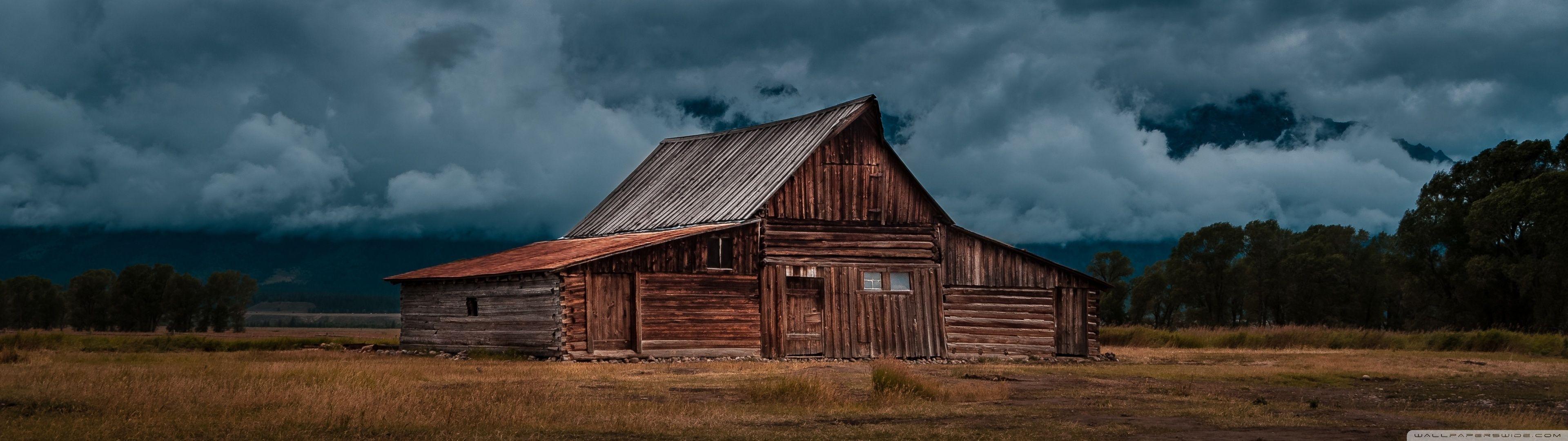3840x1080 Abandoned Barn Dual Monitor Wallpaper 3840x1080. Dual Monitor